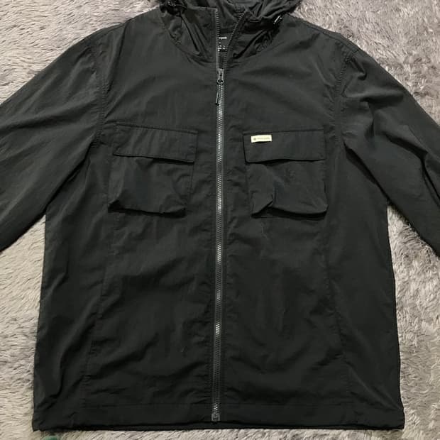 [[L, A급, 공용] 스노우피크 아웃포켓 후드 바람막이#326