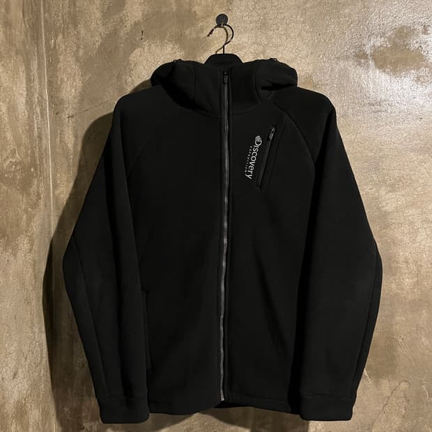 디스커버리 플리스 후드집업