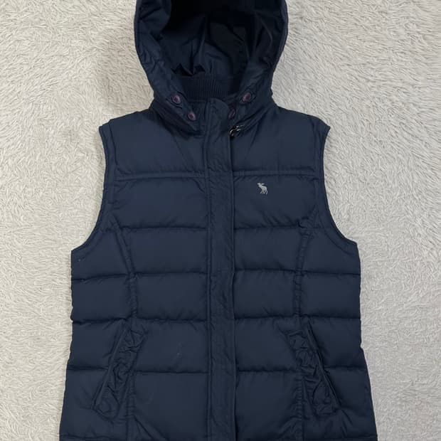 아베크롬비 덕다운 패딩 조끼/#2625