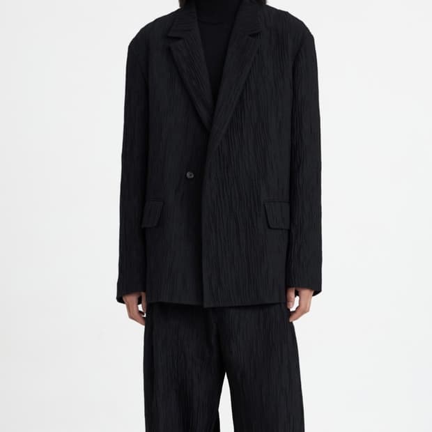 유스 / 22FW 크리즈 더블 브리스티드 자켓 / M