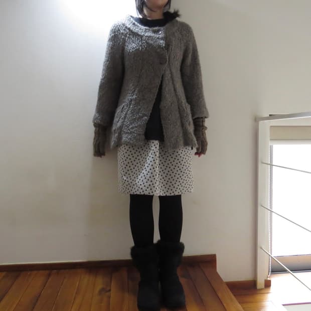 그레이 퍼 가디건