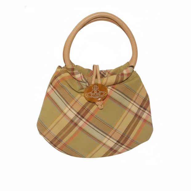 Vivienne Westwood 체크프린트 백