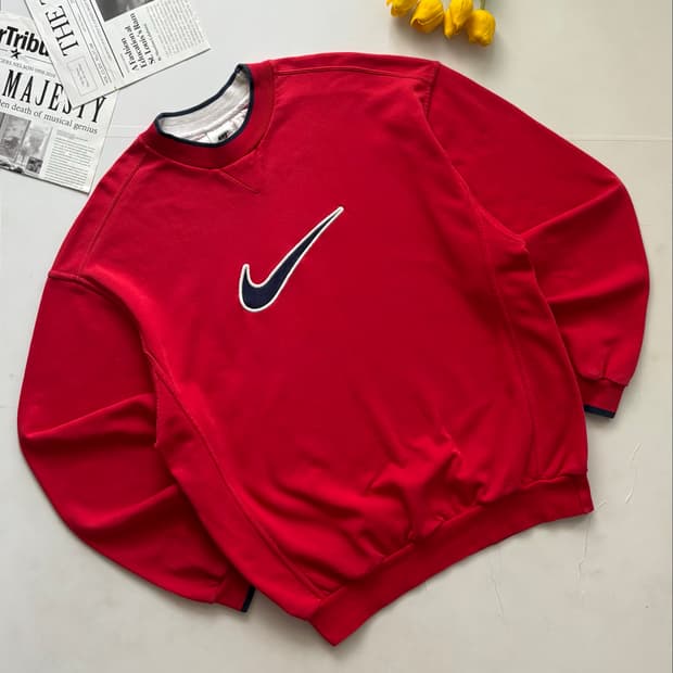 Nike 나이키 빈티지 빅 스우시 오버핏 맨투맨