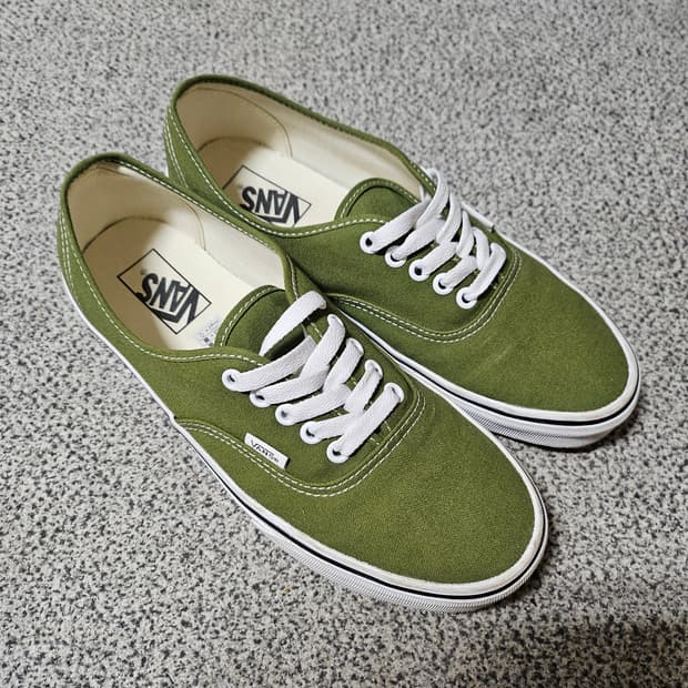 [270] 반스 Vans 어센틱 올리브 카키