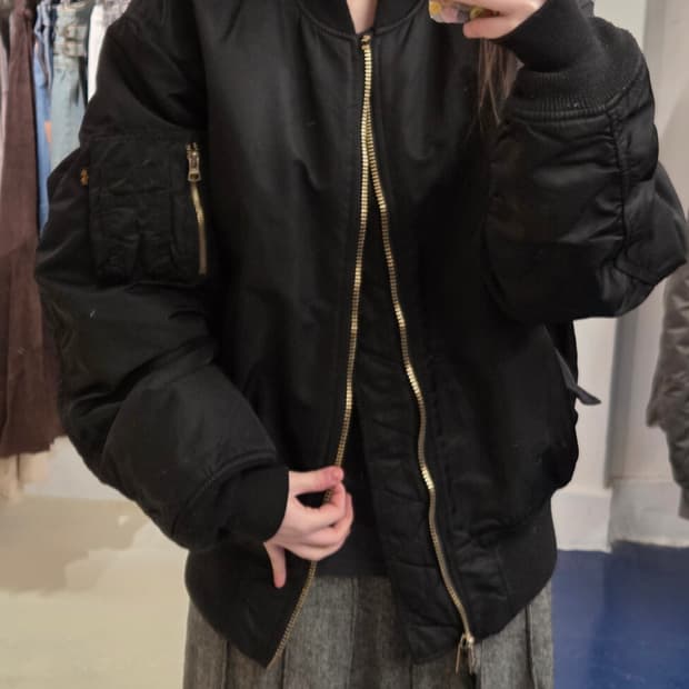 Alpha 알파인더스트리 블랙 ma-1 자켓