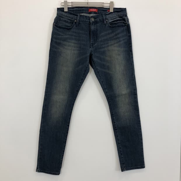 게스 블루패치 아발론핏 데님진 32 인치