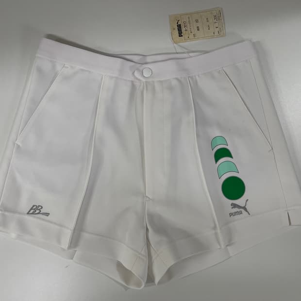 푸마 x 보리스 베커 80s 빈티지 올드 테니스 숏팬츠 숏츠 Puma