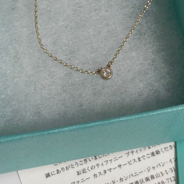 티파니앤코 엘사 퍼레티 실버 다이아 목걸이