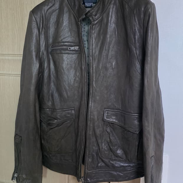 Zadig & Voltaire 램스킨 레더 자켓