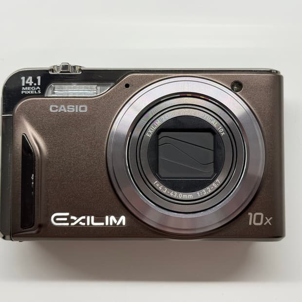 카시오 엑슬림 ex-h15 브라운 디카