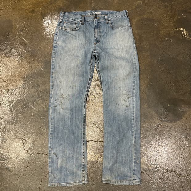 칼하트 러그드 플렉스 릴렉스드핏 데님팬츠 34x32