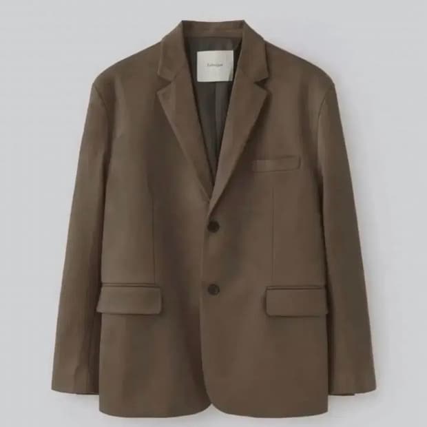 (2) 파브레가 칸 스웨이드 블레이저 자켓 (다크 브라운)