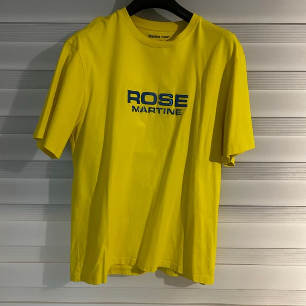 마틴로즈 옐로우 클래식 티셔츠 M