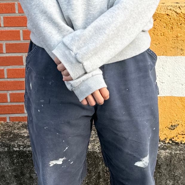 칼하트 싱글니 페인팅 팬츠 b11 mdt