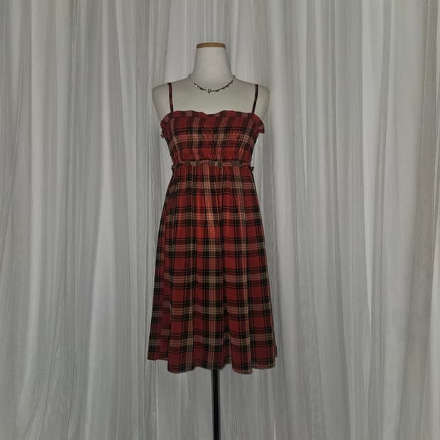 lodispotto 캐캐체 아무 체리 토마토 드레스