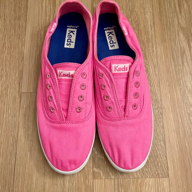 Keds 케즈 칠랙스 워시드 캔버스 /네온 핑크