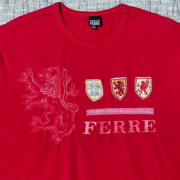 [XXL] 지안프랑코 페레(FERRE) 빈티지 헤리티지 엠블럼 롱 슬리브