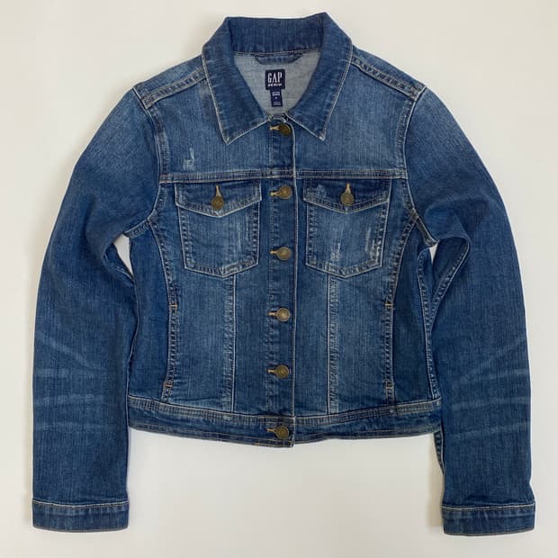 GAP DENIM "GAP FOR GOOD" 워싱 데님 자켓