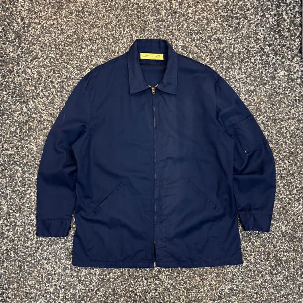 80s 레드캡 Red Kap 네이비 워크 자켓 made in USA 
