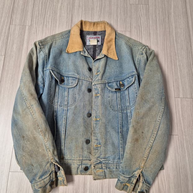 70s USA LEE 리 스톰라이더 101J 데님 자켓