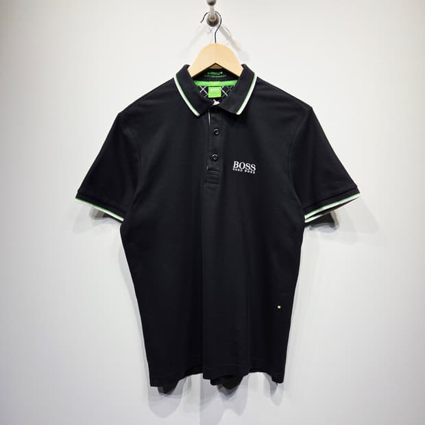 휴고보스. 남자 레귤러핏 반팔 폴로 셔츠_S