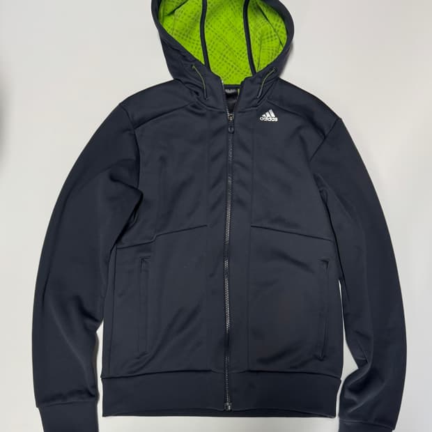 아디다스 기능성 트레이닝 기모 후드집업 M~L