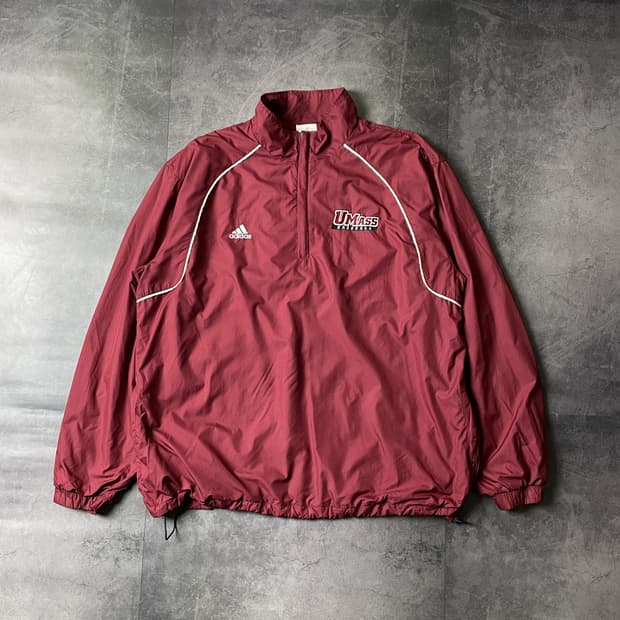 ADIDAS 00s 아디다스 빈티지 와인 윈드브레이커