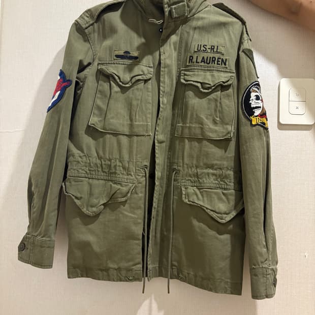 랄프로렌 해골 야상 S