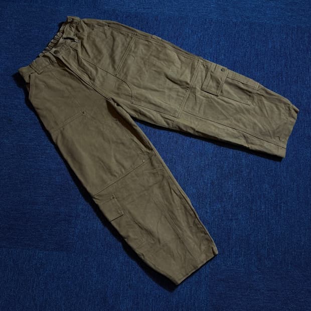 빈티지 포켓포인트 코튼팬츠