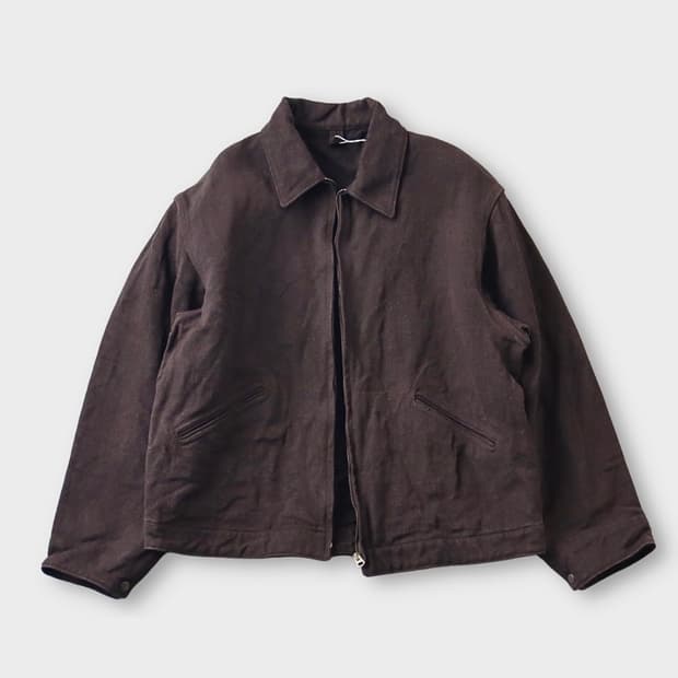 코모리 햄프 덕 집숏 자켓 