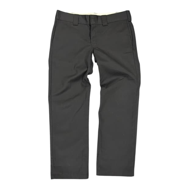 L) 디키즈 블랙 슬림 스트레이트 워크팬츠 BC-035