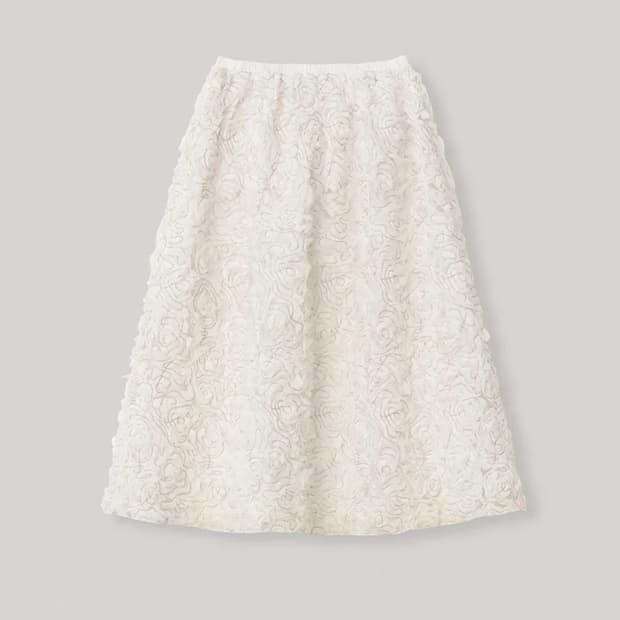 Lo61 beth embroidery 플라워 스커트