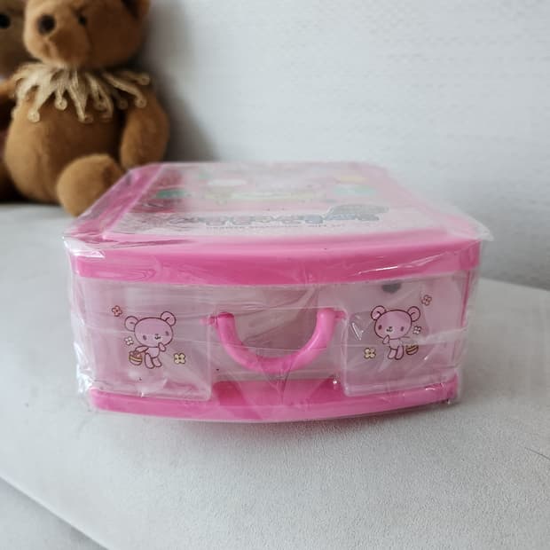 고전문구) 정리함 겸용 서랍장 문구 선물세트 6종