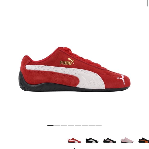 퓨마 스피드캣 OG 레드화이트 240