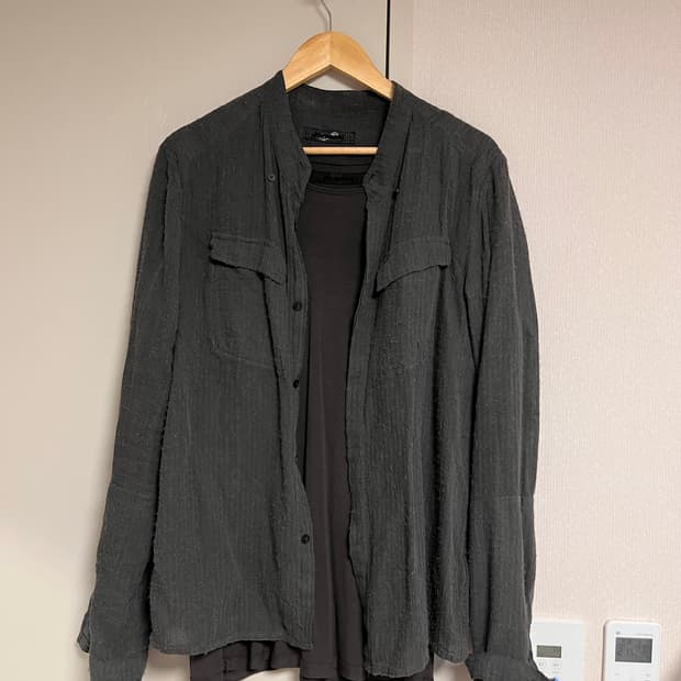 [S] 더블슬리브 필드 셔츠 & 이너 티셔츠 일괄