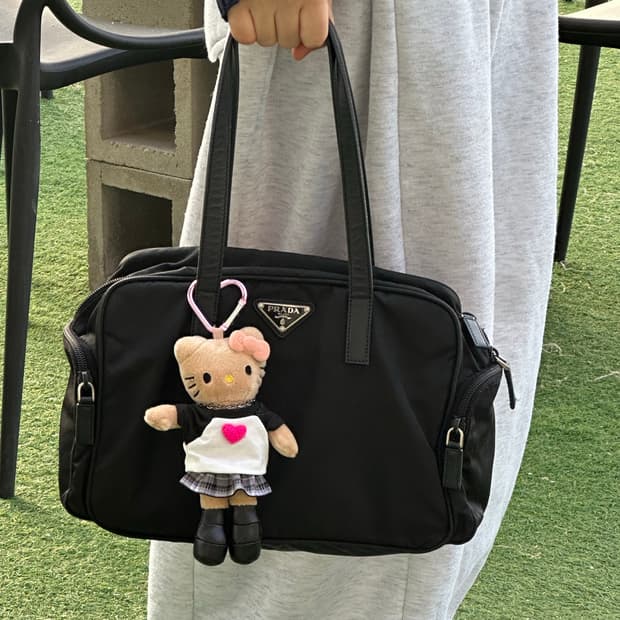 프라다 포코노 나일론 숄더백 토트백 바게트백 y2k