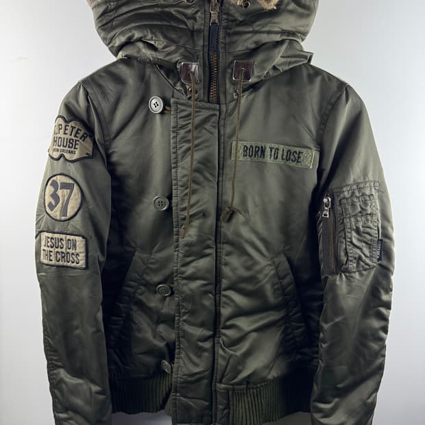 히스테릭글래머 패치 보아 N-2B 자켓1808