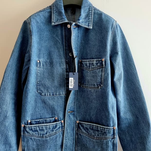 드레익스 데님 초어 자켓 블리치 42사이즈