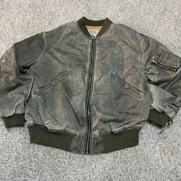 자라 완장포켓 워싱 자켓 100/L