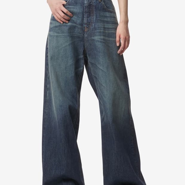 디젤 1996 D-sire 스트레이트 데님 팬츠 다크 블루