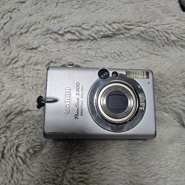 캐논 파워샷 s500/익서스 500 레트로 디카 빈티지 카메라