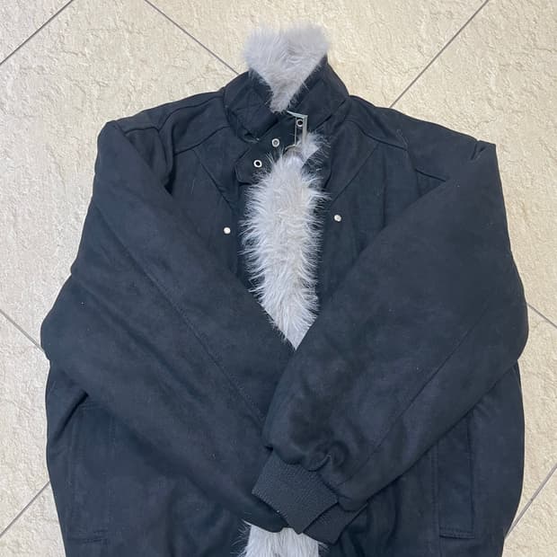 퍼 스웨이드 자켓