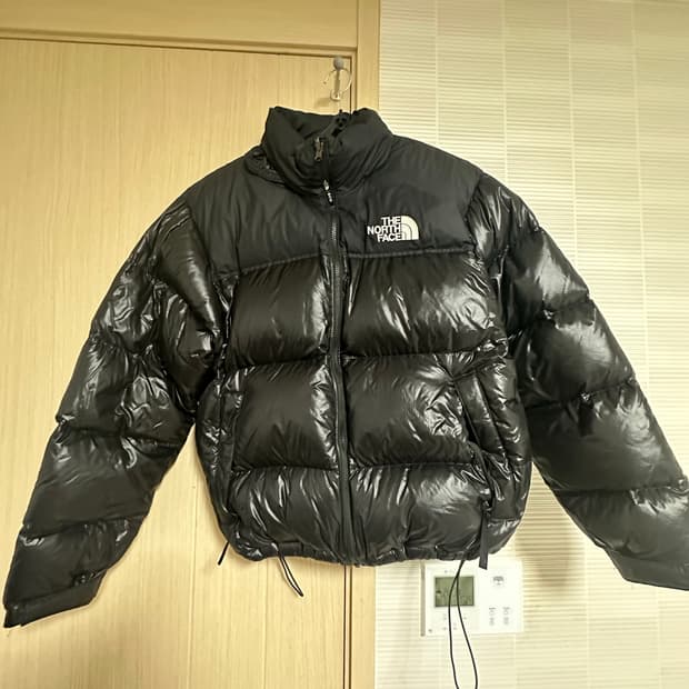 노스페이스 눕시 1996 리얼블랙 L 패딩