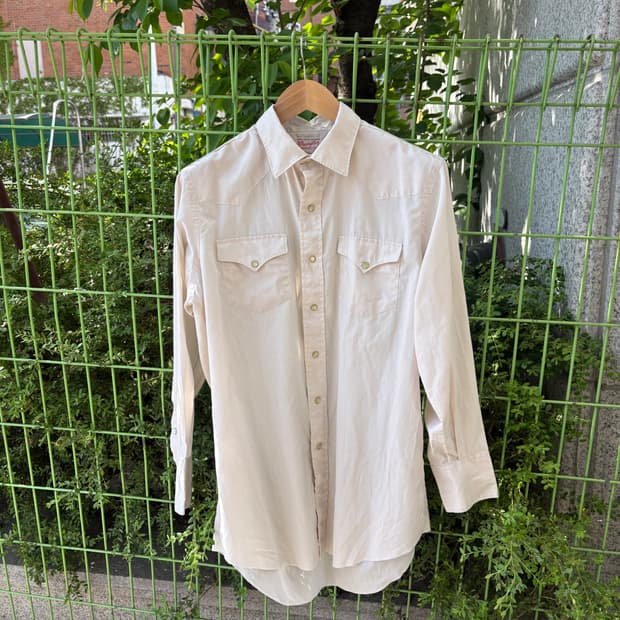 70s 랭글러 웨스턴셔츠 made in u.s.a