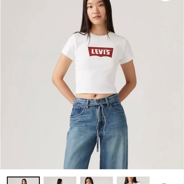 리바이스 여성 반팔티