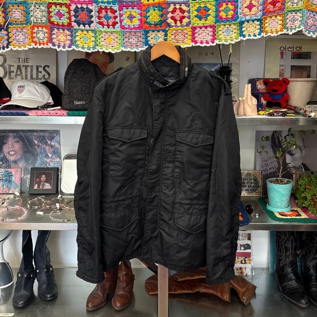 아르마니진스 나일론 필드자켓