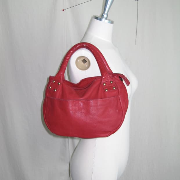 cours de couleur 소프트 레더 백