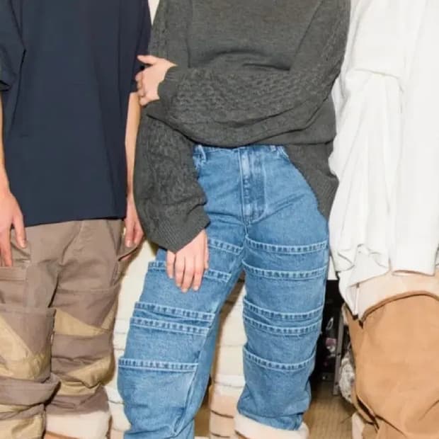 정품 와이프로젝트 컷팅 청바지 데님 남녀공용