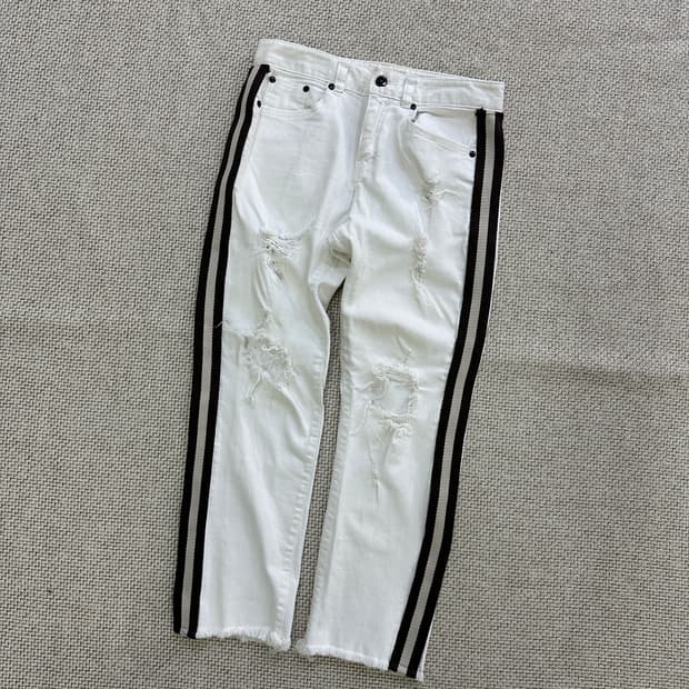 실측확인 화이트 여성용 팬츠 0326D