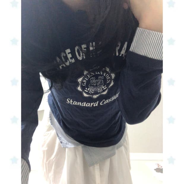 데일리 모리걸 긴팔 티셔츠